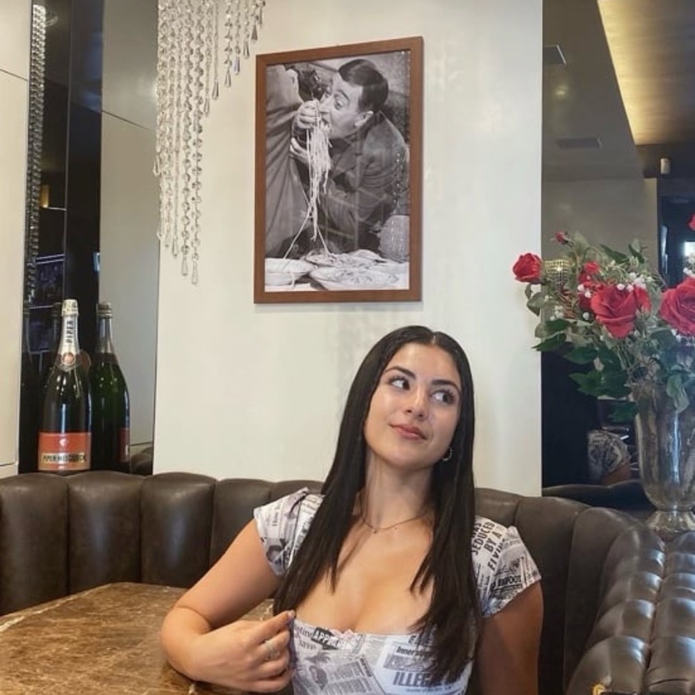 Women's Newspaper Print Top